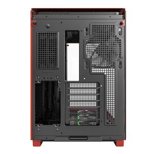 Montech KING 95 Pro, Dual Chamber Mid-tower Case, 6 ARGB Fans, 2 Front Panels, Red