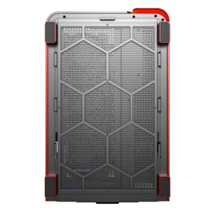 Montech KING 95 Pro, Dual Chamber Mid-tower Case, 6 ARGB Fans, 2 Front Panels, Red