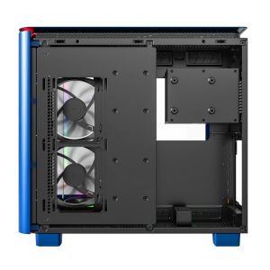 Montech KING 95 Pro, Dual Chamber Mid-tower Case, 6 ARGB Fans, 2 Front Panels, Prussian Blue