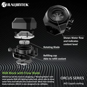 Raijintek водно охлаждане Water Cooling - ORCUS 120 RBW