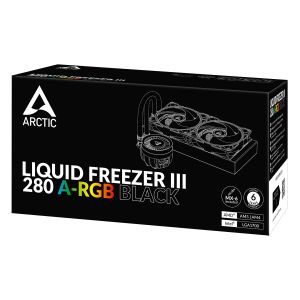 Arctic водно охлаждане Liquid Freezer III 280 A-RGB Black