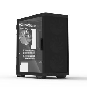 Zalman кутия Case mATX - M4 Black - Addressable RGB, Tempered Glass, 4 fans included