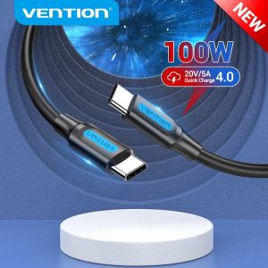 Vention Кабел USB 2.0 Type-C to Type-C - 2M Black 5A Fast Charge - COTBH