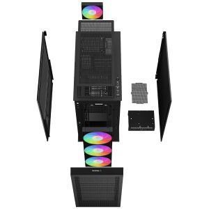 DeepCool кутия Case EATX - CH560 Digital Black A-RGB