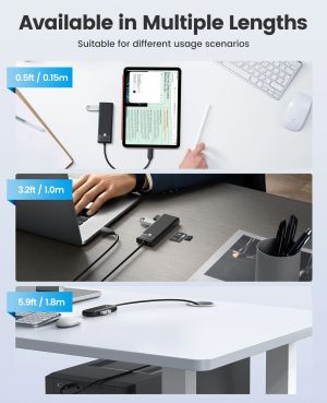 Orico хъб USB3.0 HUB White - 3 x USB3.0, SD, TF - PAPW3AT-U3-015-WH