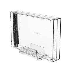 Orico кутия за диск Storage - Case - 3.5 inch USB3.0 transparent, Vertical - 3159U3