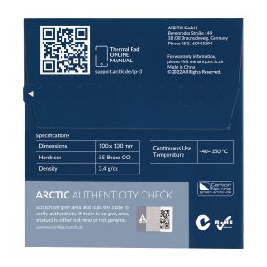 Arctic Термопад Thermal pad TP-3 100x100mm, 1.5mm - ACTPD00054A