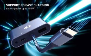 VCom докинг станция Docking Station Type-C Power Distribution 3.0 100W - HDMI, Type-C x 1, USB3.0 - CU4511