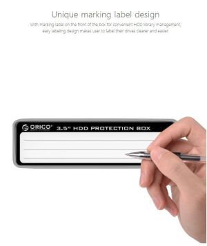 Orico предпазна кутия за харддиск Hard Disk Protection Box 3.5" - PHP35-V1-GY