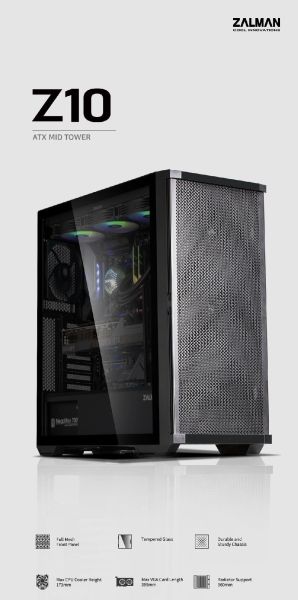 Zalman кутия Case EATX - Z10 - Mesh