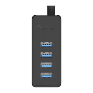 Orico hub USB3.0 HUB 4 porturi - intrare USB/Micro USB, negru - W5P-U3-030