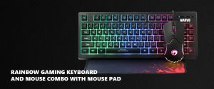 Marvo Геймърски комплект Gaming COMBO CM310 3-in-1 - Keyboard, Mouse 1000 Hz, Mousepad - MARVO-CM310