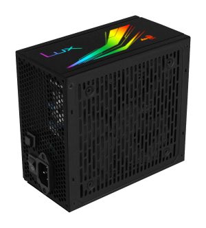 AeroCool güç kaynağı PSU LUX RGB 550W - Bronz, RGB Adreslenebilir - ACPB-LX55AEC.11