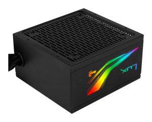 AeroCool güç kaynağı PSU LUX RGB 550W - Bronz, RGB Adreslenebilir - ACPB-LX55AEC.11