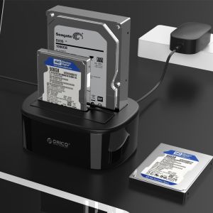 Orico докинг станция Storage - HDD/SSD Dock - 2 BAY Clone 2.5/3.5 USB3.0 - 6228US3-C