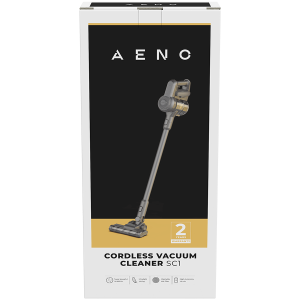 AENO Cordless vacuum cleaner SC1: electric turbo brush, LED lighted brush, resizable and easy to maneuver, 120W