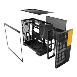 Geometric Future Case EATX - Model 5 Vent Black/Yellow