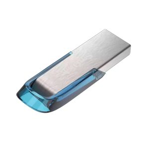 USB памет SanDisk Ultra Flair, USB 3.0, 128GB, син