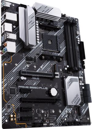 Motherboard ASUS PRIME B550-PLUS, socket AM4, 4xDDR4, Aura Sync, PCIe 4.0, Dual M.2