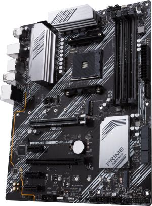 Motherboard ASUS PRIME B550-PLUS, socket AM4, 4xDDR4, Aura Sync, PCIe 4.0, Dual M.2