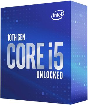 CPU Intel Comet Lake-S Core I5-10600K 6 cores 4.1Ghz (Up to 4.80Ghz) 12MB, 125W LGA1200, BOX