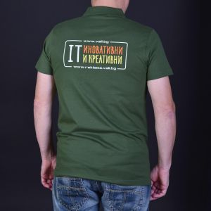 Тениска VALI COMPUTERS Gents, размер XL, Зелена