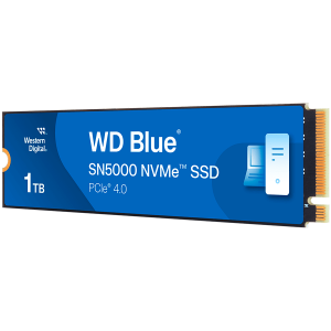 SSD WD Blue SN5000 NVMe (M.2 2280, 1TB, PCIe Gen4 16GT/s, up to 4 Lanes)