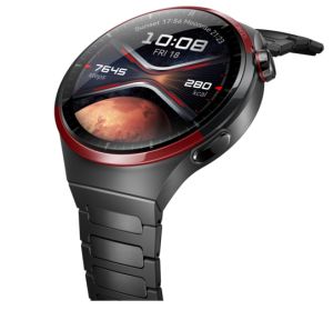 Huawei Watch 4 Pro Space Edition gri, Medes-L19MN, curea din titan, 49 mm, GPS, WLAN, monitorizare ritm cardiac, SPO2