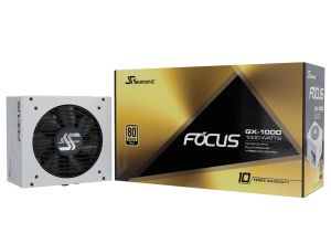 Power Supply SEASONIC FOCUS GX-1000 White 1000W 80+ Gold, Fully Modular