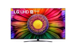 Televizor LG 65UR81003LJ, 65" 4K UltraHD TV 4K (3840 x 2160), DVB-T2/C/S2, webOS 23 Smart TV, ThinQ AI, procesor a5 AI 4K Gen6, WiFi, HDR10 pro, HLG, ALLM/HKGiG, Upscaling, sunet AI, control vocal, AirPlay, card rapid, HDMI eARC, CI, LAN, USB, Bluetooth