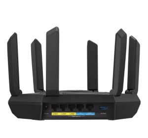 ASUS RT-AXE7800 Router WiFi 6E tri-bandă Navigare sigură în bandă 6GHz AiProtection Pro 2.5G Port Link Aggregation