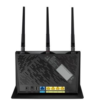 Рутер Asus 4G Router, 4G-AC86U, AC2600, 4G+ Cat. 12, LTE: Downlink 600 Mbps / Uplink 150 Mbps, 128MB/512MB Flash/RAM, Captive portal,  Aiprotection Pro, Adaptive QoS, VPN server/client, IPTV, MU-MIMO, Beamforming,Black