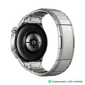 Часовник Huawei Watch GT5 Pro Vili-B29M, 1.43", Amoled, 466x466, PPI 326, BT5.2, 524mAh, HUAWEI TruSense System, ECG analysis, Compatible with iOS and Android devices, Titanium + Huawei Scale 3, Dobby-B19