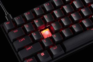 Madlions професионална геймърска механична клавиатура Professional Gaming Mechanical Keyboard FIRE 68 PRO - 8K, Gateron Magnetic Jade Switches, RGB - Black