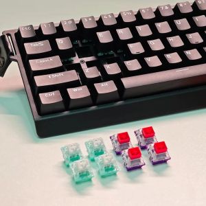 Madlions професионална геймърска механична клавиатура Professional Gaming Mechanical Keyboard MAD 68 HE Flagship - 8K, Magnetic Amber Pro Switches - White