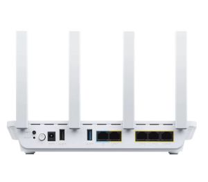 Рутер Asus Business Router & Access Point ExpertWiFi EBR63, AX3000, Dual-Band, Quad-Core 1.7GHz CPU, 256MB/512MB Flash/RAM, Gigabit, OFDMA, Beamforming, Switch & Security Gateway, 5 SSIDs, VLAN, SDN, site-to-sit VPN, wall mounting, White