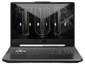 Laptop ASUS TUF A15 FA506NF-HN009, AMD Ryzen5 7535HS/H, 15,6 inchi FHD 144 Hz, 16 GB DDR5, 512 GB SSD M.2, RTX 2050 4 GB GDDR6, RGB iluminat din spate, fără sistem de operare