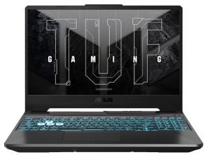 Laptop ASUS TUF A15 FA506NF-HN009, AMD Ryzen5 7535HS/H, 15,6 inchi FHD 144 Hz, 16 GB DDR5, 512 GB SSD M.2, RTX 2050 4 GB GDDR6, RGB iluminat din spate, fără sistem de operare