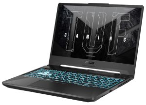 Laptop ASUS TUF A15 FA506NF-HN009, AMD Ryzen5 7535HS/H, 15,6 inchi FHD 144 Hz, 16 GB DDR5, 512 GB SSD M.2, RTX 2050 4 GB GDDR6, RGB iluminat din spate, fără sistem de operare