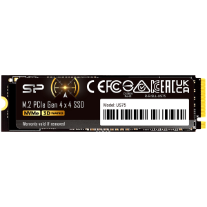 SILICON POWER US75 2TB SSD, M.2 2280, PCIe Gen 4x4, Read/Write: 7000 / 6500 MB/s