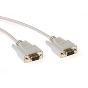 Cable ACT AK2315, 1.8 metre Serial 1:1 connection cable 9 pin RS232 female - 9 pin RS232 female