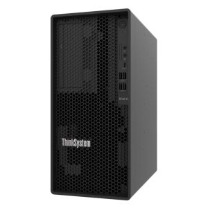 Сървър Lenovo ThinkSystem ST45 V3, (4C) AMD EPYC 4124P, 2x960GB Micron 5400 Pro SSD, 1x16GB, IOB SATA / AHC, 500W