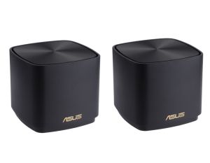 Меш система Asus Mesh WiFi, ZenWiFi XD4 Plus 2PK, AX1800, Dual-Band, coverage up to 307m2, Dual-Core CPU, 128MB/256MB Flash/RAM, Gigabit, AiProtection Classic, Traditional QoS, VPN server/client, IPTV, AiMesh, montare pe perete, Black