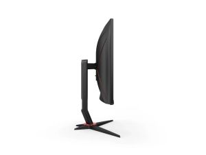 Монитор AOC C27G2Z3/BK, 27" Curved 1500R VA WLED, 1920x1080@280Hz, 1ms GtG, 0.5MPRT, 300cd m/2, 4000:1, 80M:1 DCR, Adaptive Sync, FlickerFree, Blue Light tech. Soft., Tilt, Height Adjust, Swivel, 2xHDMI, DP