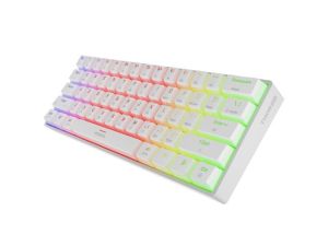 Клавиатура Genesis Mechanical Gaming Keyboard Thor 660 G2 Wireless RGB Backlight WHITE GATERON BROWN