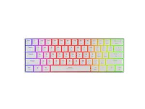 Клавиатура Genesis Mechanical Gaming Keyboard Thor 660 G2 Wireless RGB Backlight WHITE GATERON BROWN