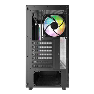 Montech кутия Case ATX - XR (B) - 3 x 120 mm ARGB Fans, USB-C, Black