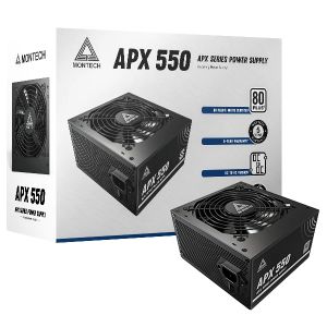 Montech PSU 550W - APX - 80 Plus White