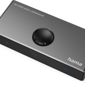 Hama 8K-HDMI™ switch "bidirectional", 1 In 2 Out/2 In 1 Out