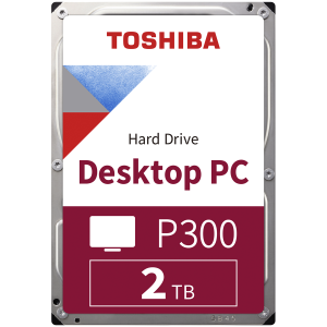 HDD Desktop TOSHIBA 2TB P300 SMR (3.5", 256MB, 7200RPM, NCQ, AF, SATA 6Gbps)